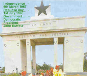 Accra's independence circle